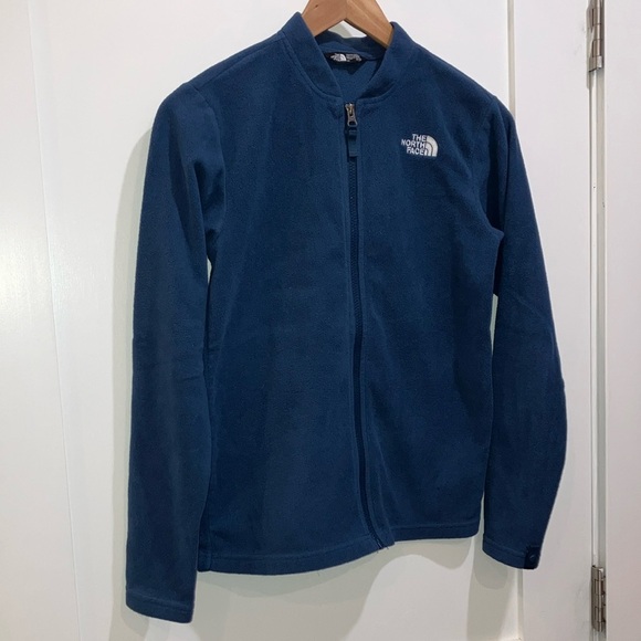 The North Face Navy Zip-Up fleece sweater / light jacket - Picture 11 of 13